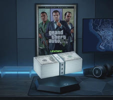 Levitating Money Lamp™ – Floating $100 Bill LED Desk Light